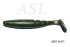 ASL "Самурай" цвет №033, L-10см (4"), 5шт/уп